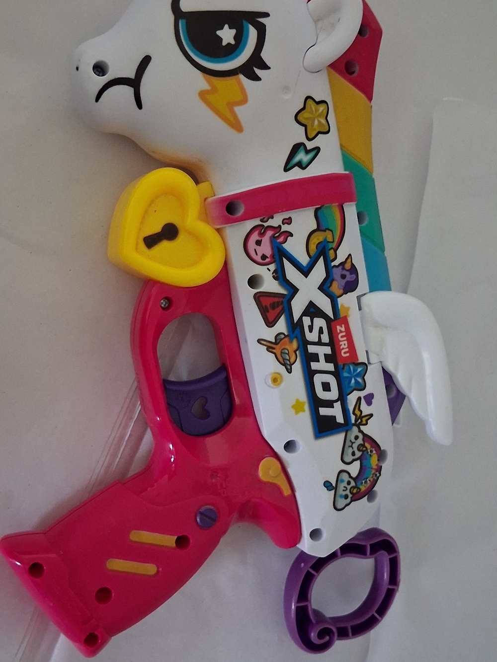 ZURU XSHOT Unicorn Blaster Toy Pink & White